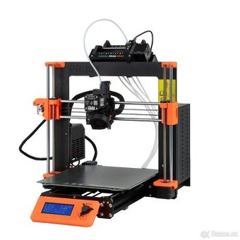 Prusa 3D tisk Mk3s+ s nástavbou pro tísk více barev MMU
