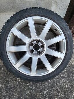 Prodám originální alu kola Audi S3/S4 8L R18 + zimní pneu