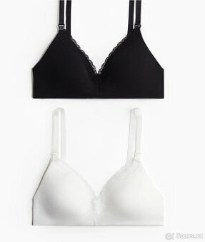 2 ks MAMA podprsenka na kojení zn.H&M vel.80B - 1
