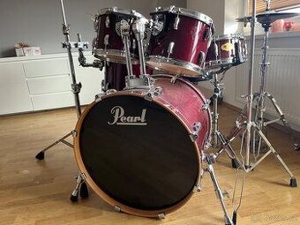Akustické bicí Pearl Vision VMX + hardware a Paiste činely