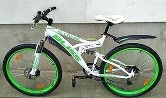 Atraktivní MTB celoodpružené horské kolo