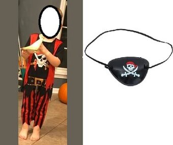 dětský kostým pirát 128