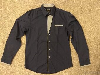 Nová pánská společenská košile Ombre - L, Slim Fit