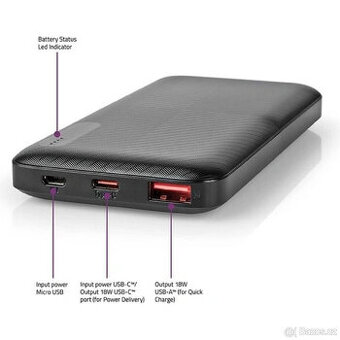 Powerbanka Nedis 10000mAh