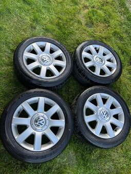 4x alu disky 5x112 R16, letní pneu 70%