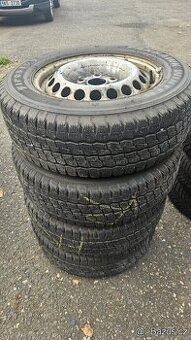 Sada plech.disku 5x120 s zimních pneu rozměr 215/65/16 c