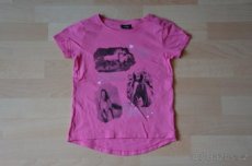 Dětské dívčí triko krátký rukáv - koně