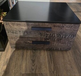 2x Noční stolek Sumatra – Vintage Brown