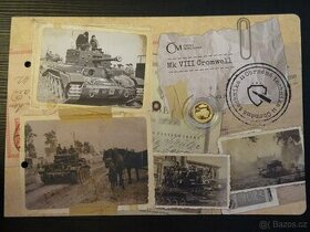 Zlatá mince Obrněná technika - Mk VIII Cromwell proof