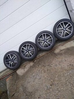 17 alu ŠKODA,VW,SEAT + letné pneu.