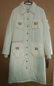 Dlouhý luxusní zimní kabát TERRANOVA ve velikosti L