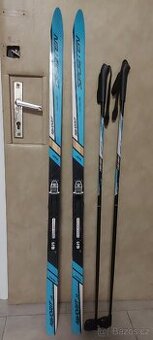 Běžky Sporten 140cm + hůlky 120cm