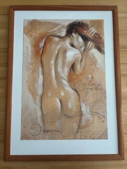 2 Obrazy, akty, 74x54, 64x54