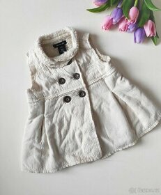 Nová teplá vesta pro holčičku Calvin Klein Jeans