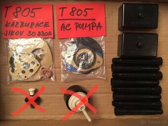 Tatra 805 nová těsnění a elektro díly