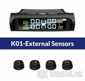 Měřič tlaku v pneu