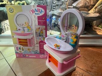 Baby Born skřínka do koupelny s osvětleným zrcadlem N.O.V.Á.