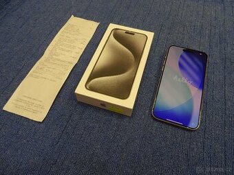 TOP Apple iPhone 15 PRO MAX 256GB ZÁRUKA BAT.95%