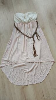 Dámské šaty bez ramínek vel. M