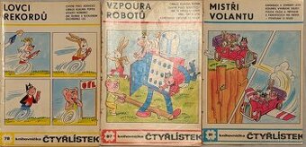 Čtyřlístek, 3ks - č 78, 87, 91 (1979-81)