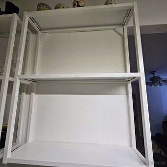 ENHET Nást. rám s policemi, bílá, 60x15x75 cm