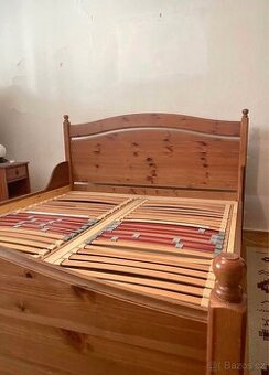 Manželská postel Ikea Leksvik