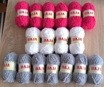 17 x příze Daja NOVÉ