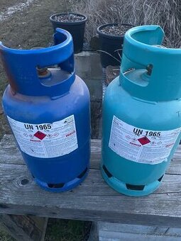 Propanbutanové láhve 2x