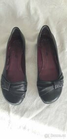 Dámské kožené baleriny Clarks, velikost 38