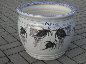 Porcelánovy květináč -velký.