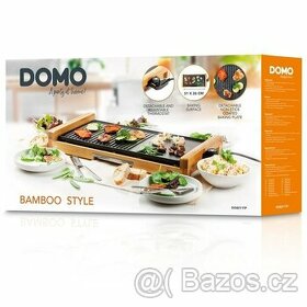 Elektrický stolní gril - bambusový - DOMO DO8311TP - 1