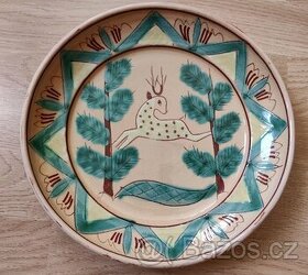 hlubší talíř/mísa z keramiky (glazováno)