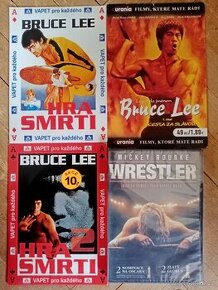 5 DVD: Bruce Lee, Wrestler, Jackie Schan, Bojová umění.