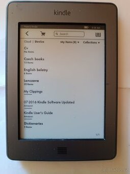 Čtečka Amazon Kindle touch
