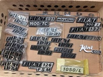 Štítky Fiat, Mini