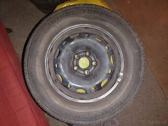 Nabízím 4 Letní pneumatiky Bridgestone a Plechové disky