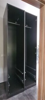 577 - 2x šatní skříně s dveřmi se zrcadly