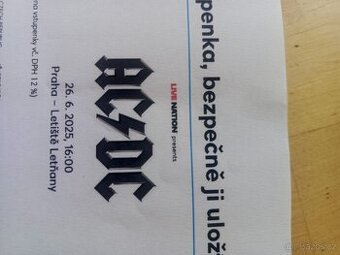 Vstupenky AC/DC