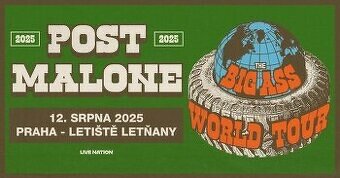 Post Malone: Big Ass Tour, 12. 8. 2025 Praha - 2x stání A