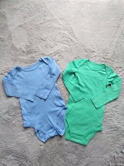2x Body s dlouhým rukávem Tchibo, vel. 98/104