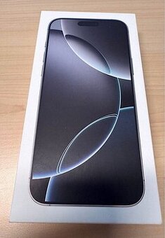 iPhone 16 Pro Max 512GB černý: ZÁRUKA 2 roky, NOVÝ, CZ dist.