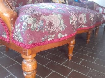 Starožitna sofa 2 křesla