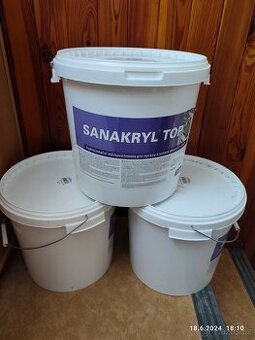 Nátěr hydroizolace Sanakryl Top 25 kg - 3 balení