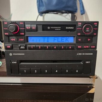 VW GAMMA PLUS 6DISC CHANGER SESTAVA