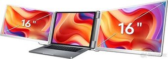 Přenosný trojitý monitor 16palcový pro Notebook