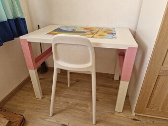 Prodám nábytek IKEA psací stůl a židle pro děti