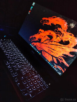 Herní Notebook Dell - i7-7700HQ, GTX 1050 Ti 4GB, 1256GB