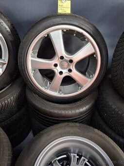 Alu kola original Audi, R18 + letní pneu 225/40 R18