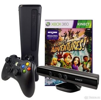 Xbox 360 SLIM 4GB + Kinect + hra