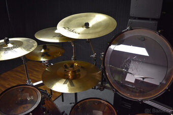 Bicí sada Pearl Masterworks 14dílná - 13 činelů Zildjian - p